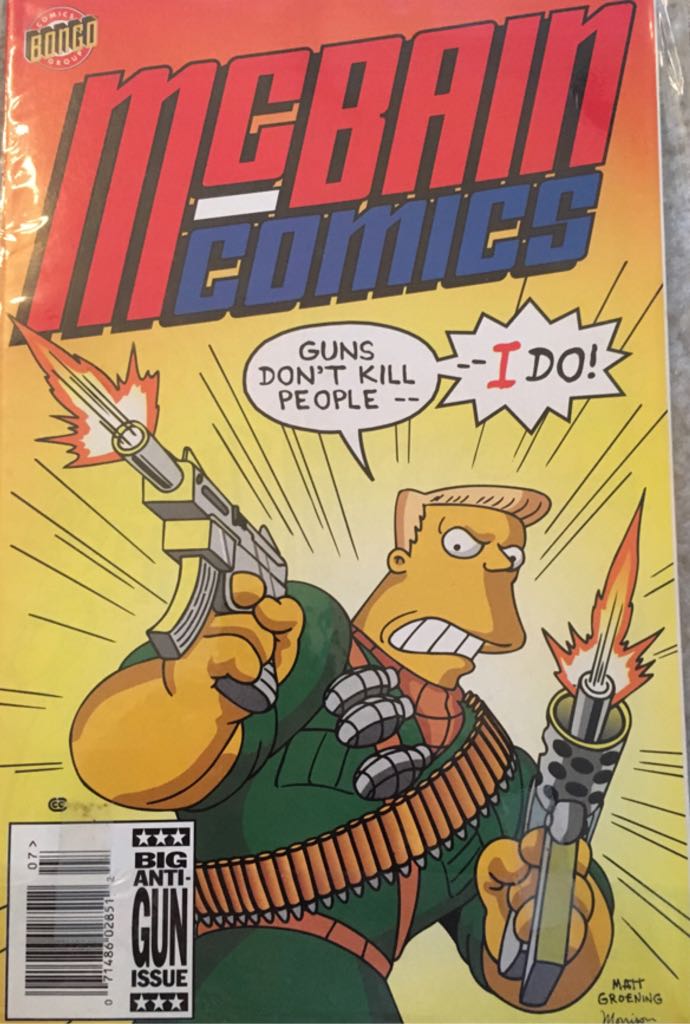Simpsons Comics - Bongo Comics Group (7 - Nov 1994) comic book collectible [Barcode 071486028512] - Main Image 2