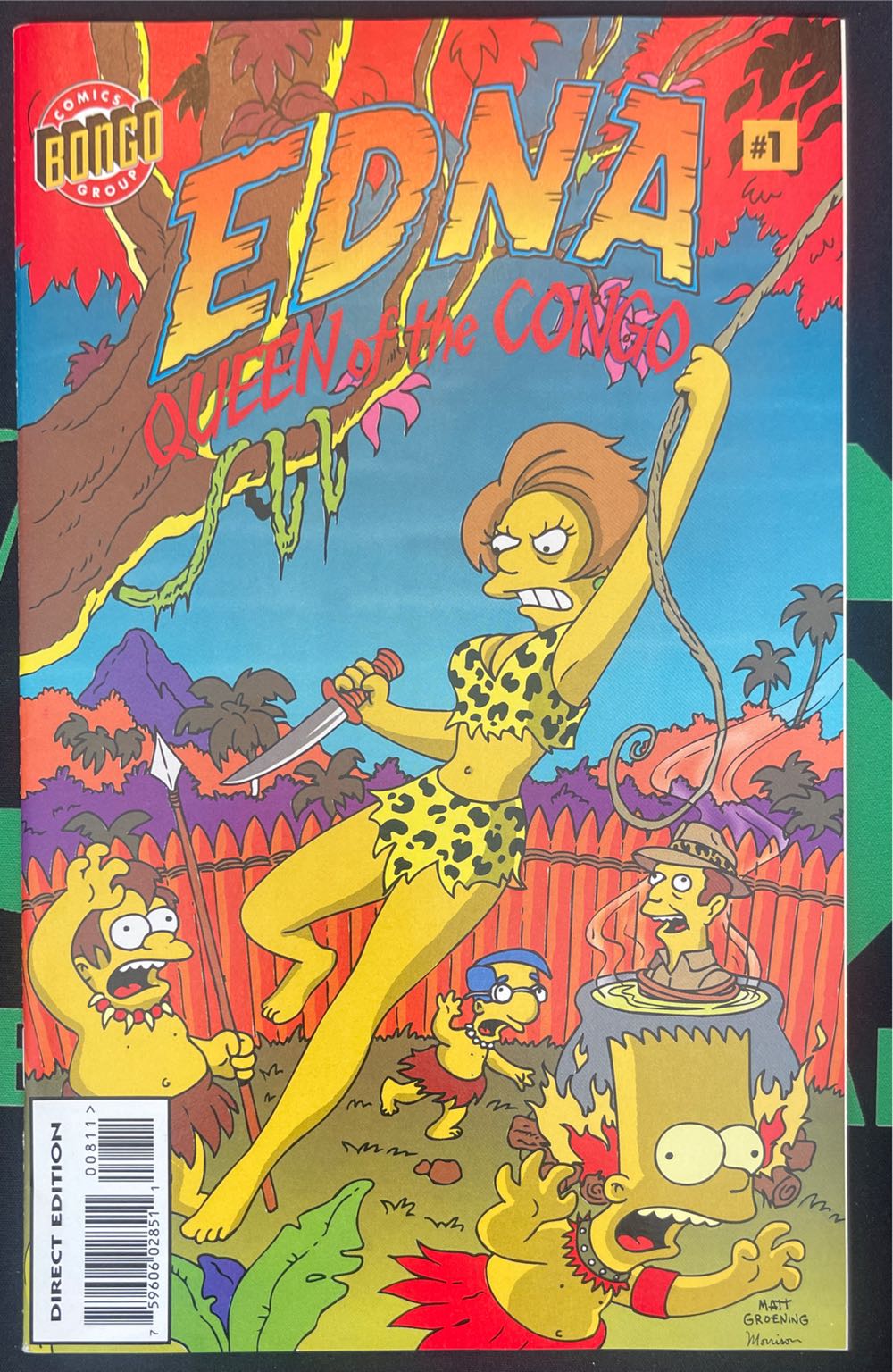 Simpsons Comics - Bongo Comics Group (8 - Jan 1995) comic book collectible [Barcode 9780060955663] - Main Image 2