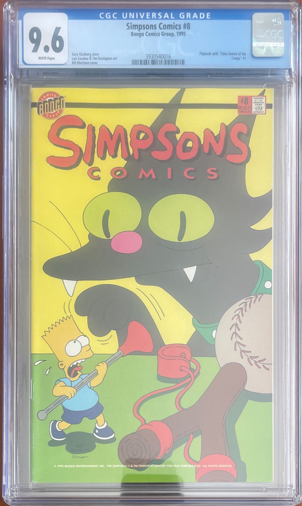 Simpsons Comics - Bongo Comics Group (8 - Jan 1995) comic book collectible [Barcode 9780060955663] - Main Image 3