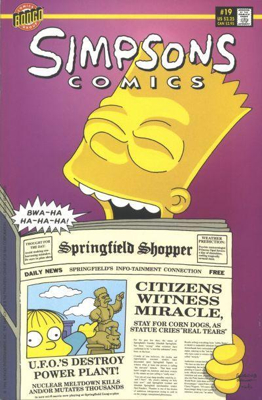 Simpsons Comics  (19) comic book collectible [Barcode 9780060955663] - Main Image 1