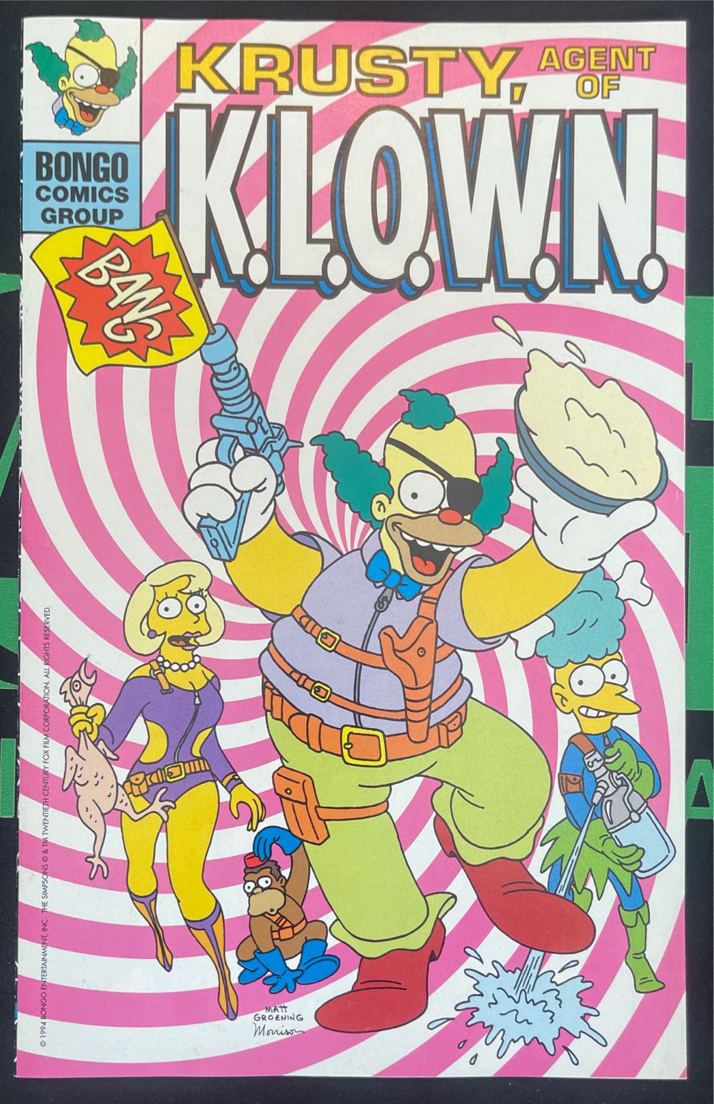 Simpsons Comics - Bongo Comics Group (3 - Jan 1994) comic book collectible [Barcode 071486028512] - Main Image 2