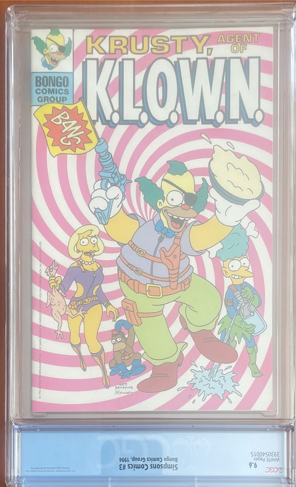 Simpsons Comics - Bongo Comics Group (3 - Jan 1994) comic book collectible [Barcode 071486028512] - Main Image 4