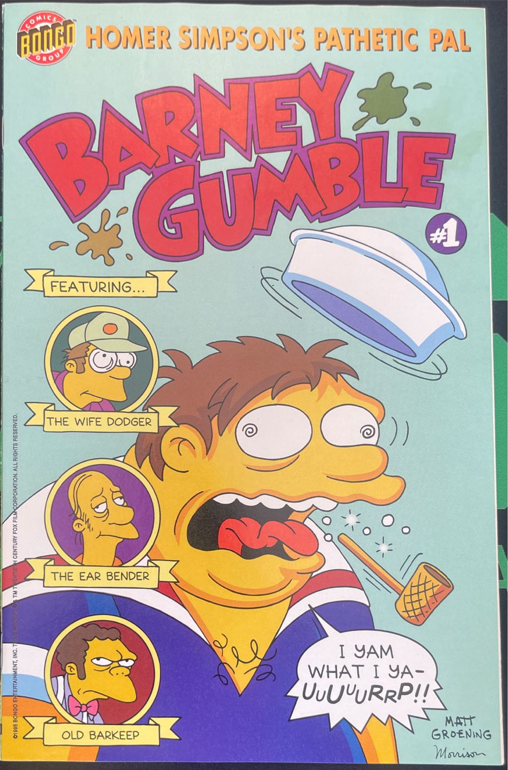 Simpsons Comics - Bongo Comics Group (9 - Apr 1995) comic book collectible [Barcode 071486028512] - Main Image 2