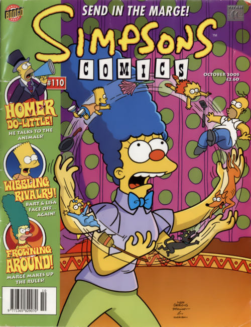 Simpsons Comics - Bongo Comics (110 - Sep 2005) comic book collectible - Main Image 3