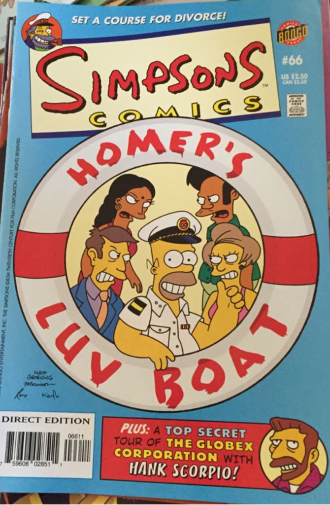 Simpsons Comics  (66) comic book collectible [Barcode 759606028511] - Main Image 1