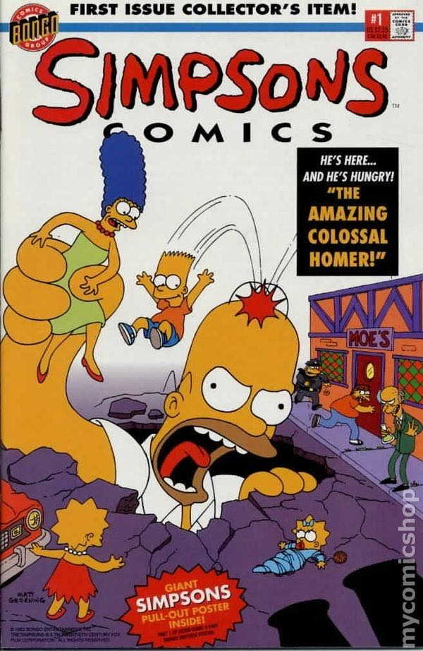 Simpsons Comics - Bongo Comics (63) comic book collectible [Barcode 759606028511] - Main Image 4