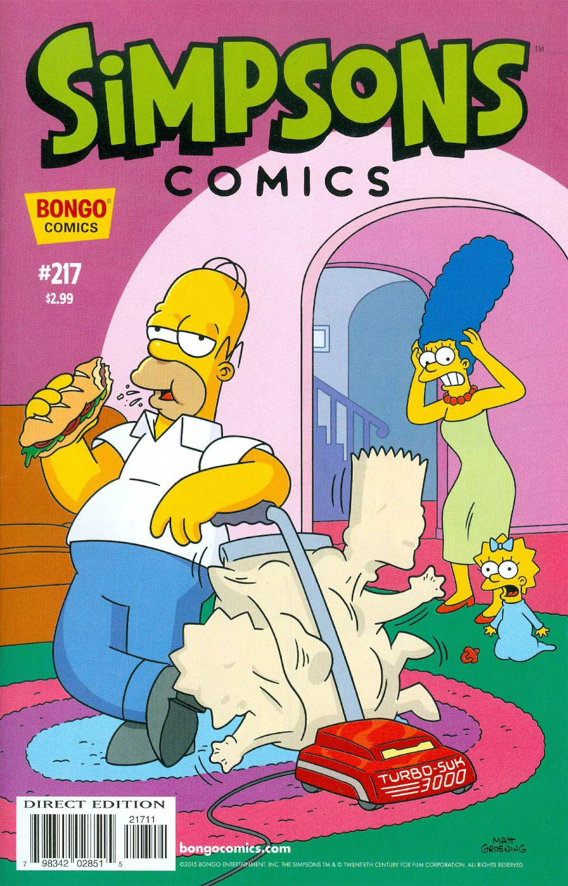 Simpsons Comics - Bongo Comics Group (217 - 01/2015) comic book collectible - Main Image 1
