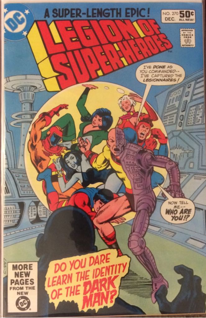 Legion of Super-Heroes - DC Comics (270 - Dec 1980) comic book collectible - Main Image 1