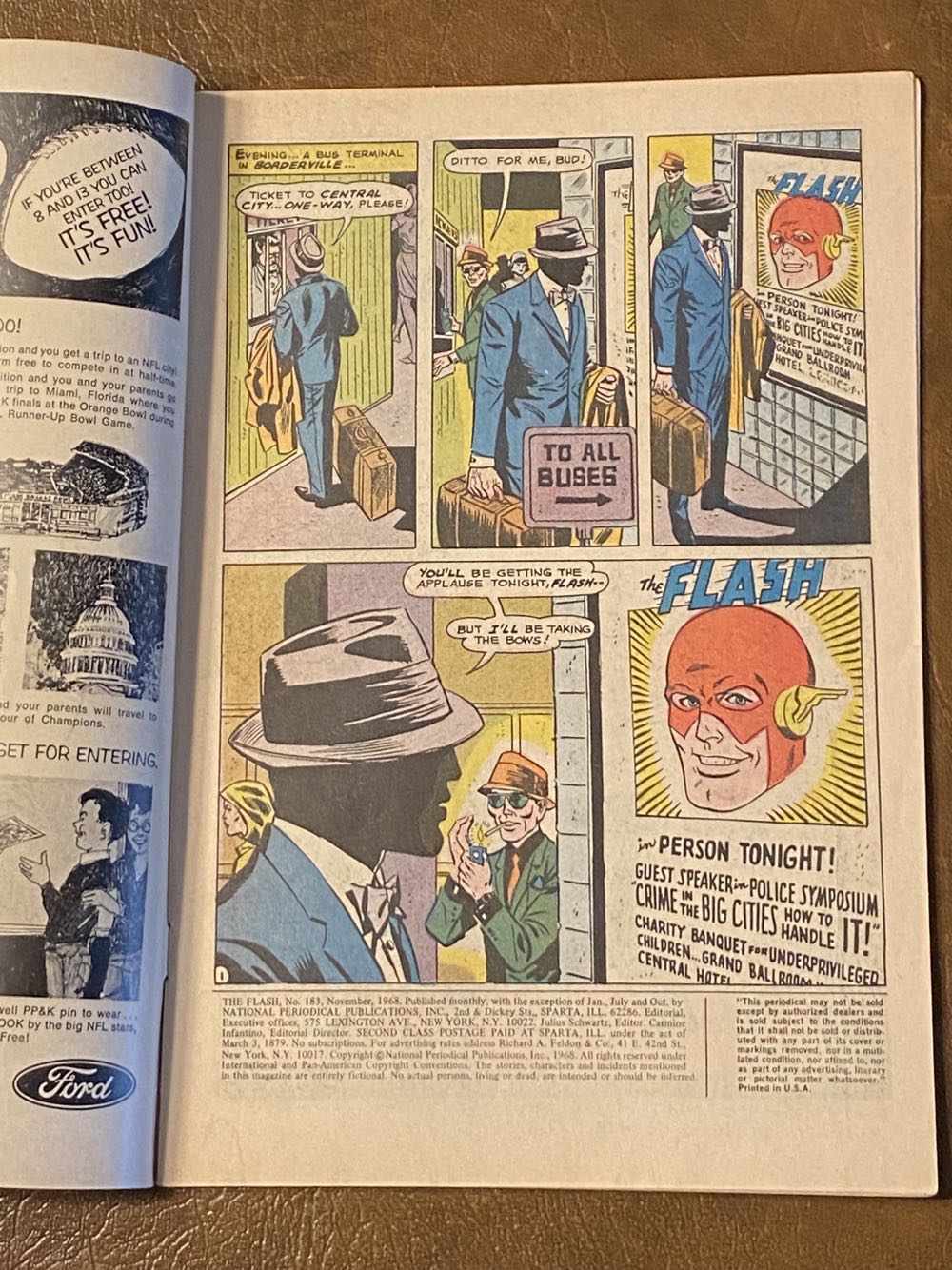 The Flash - National Periodical Publications, Inc. (183 - Nov 1968) comic book collectible [Barcode 761941279695] - Main Image 2