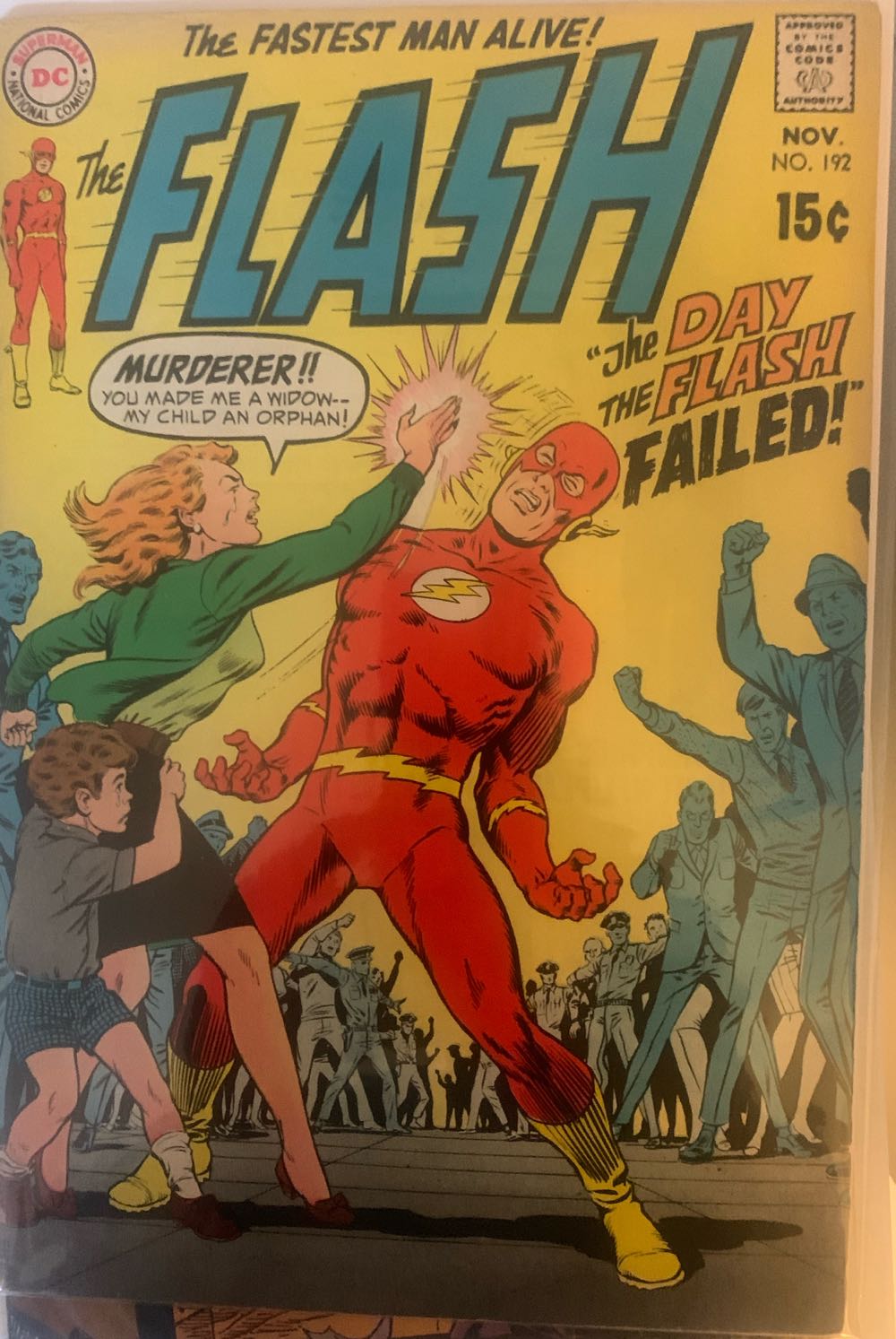 The Flash - DC (192 - Nov 1969) comic book collectible [Barcode 761941279695] - Main Image 2