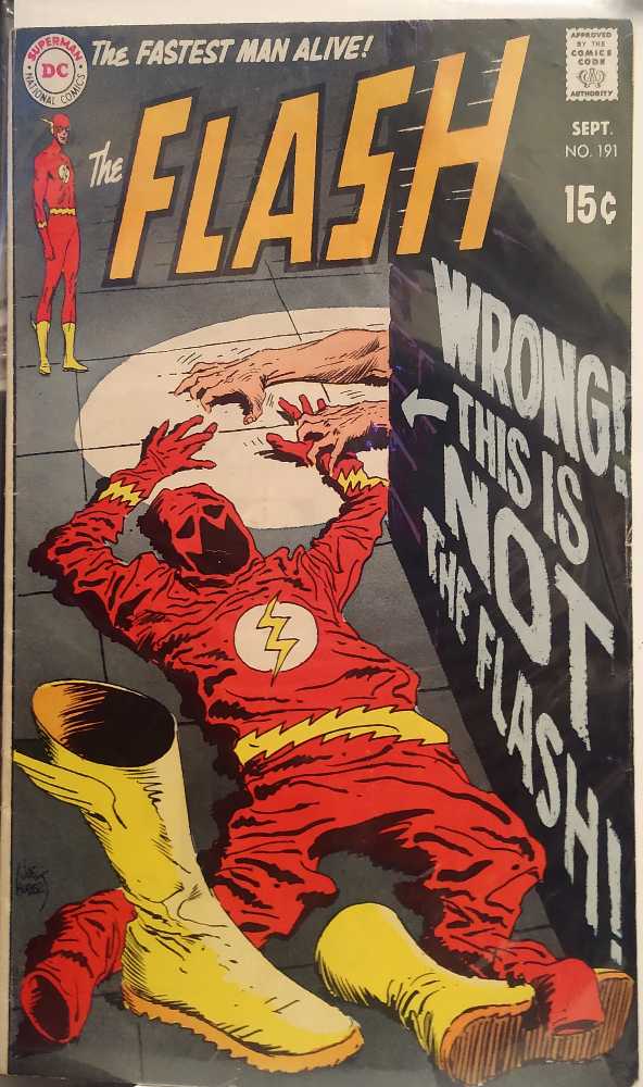 The Flash - DC Comics (191 - Sep 1969) comic book collectible [Barcode 761941279695] - Main Image 2