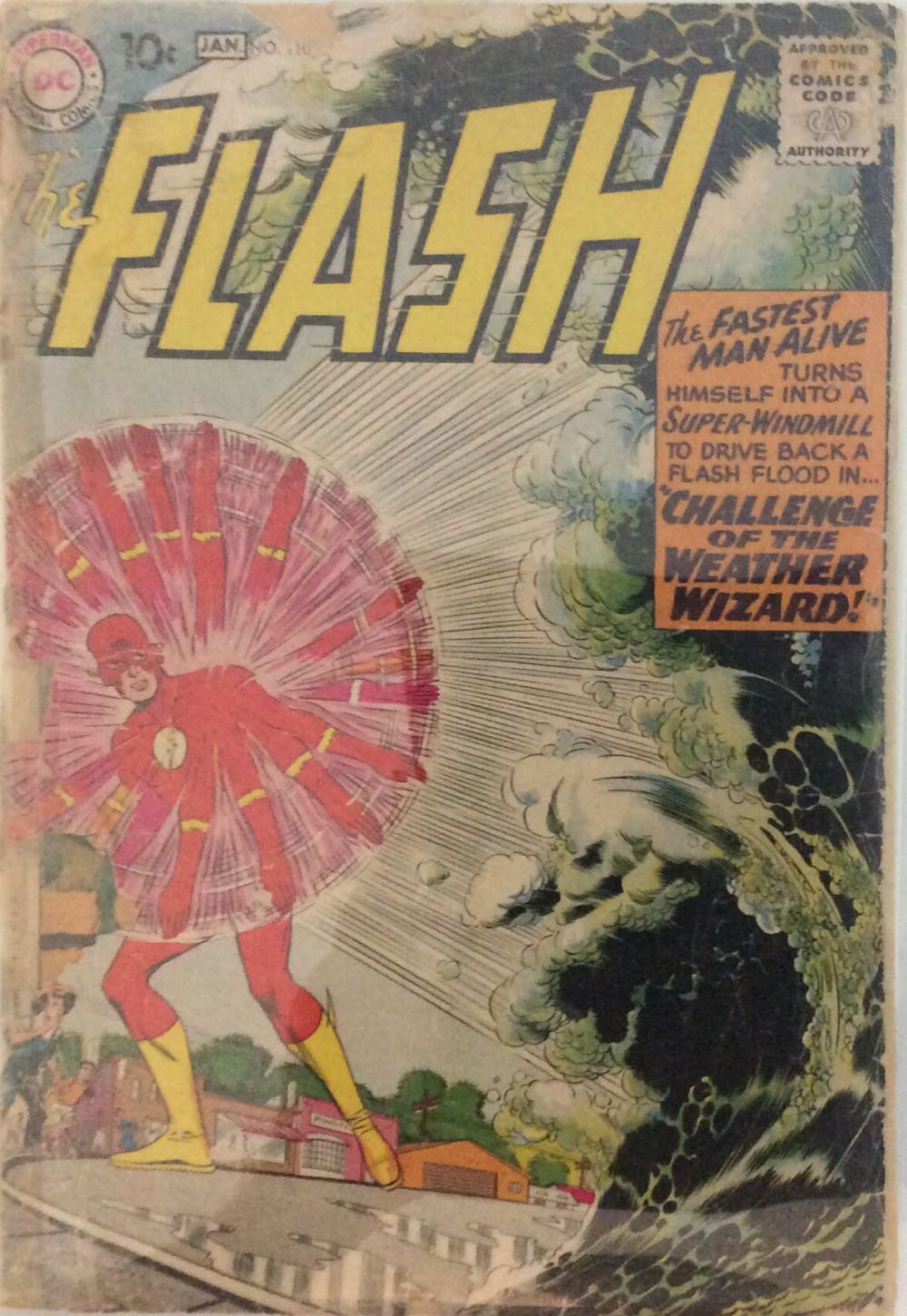 The Flash - DC Comics (110 - Jan 1960) comic book collectible [Barcode 761941279695] - Main Image 2