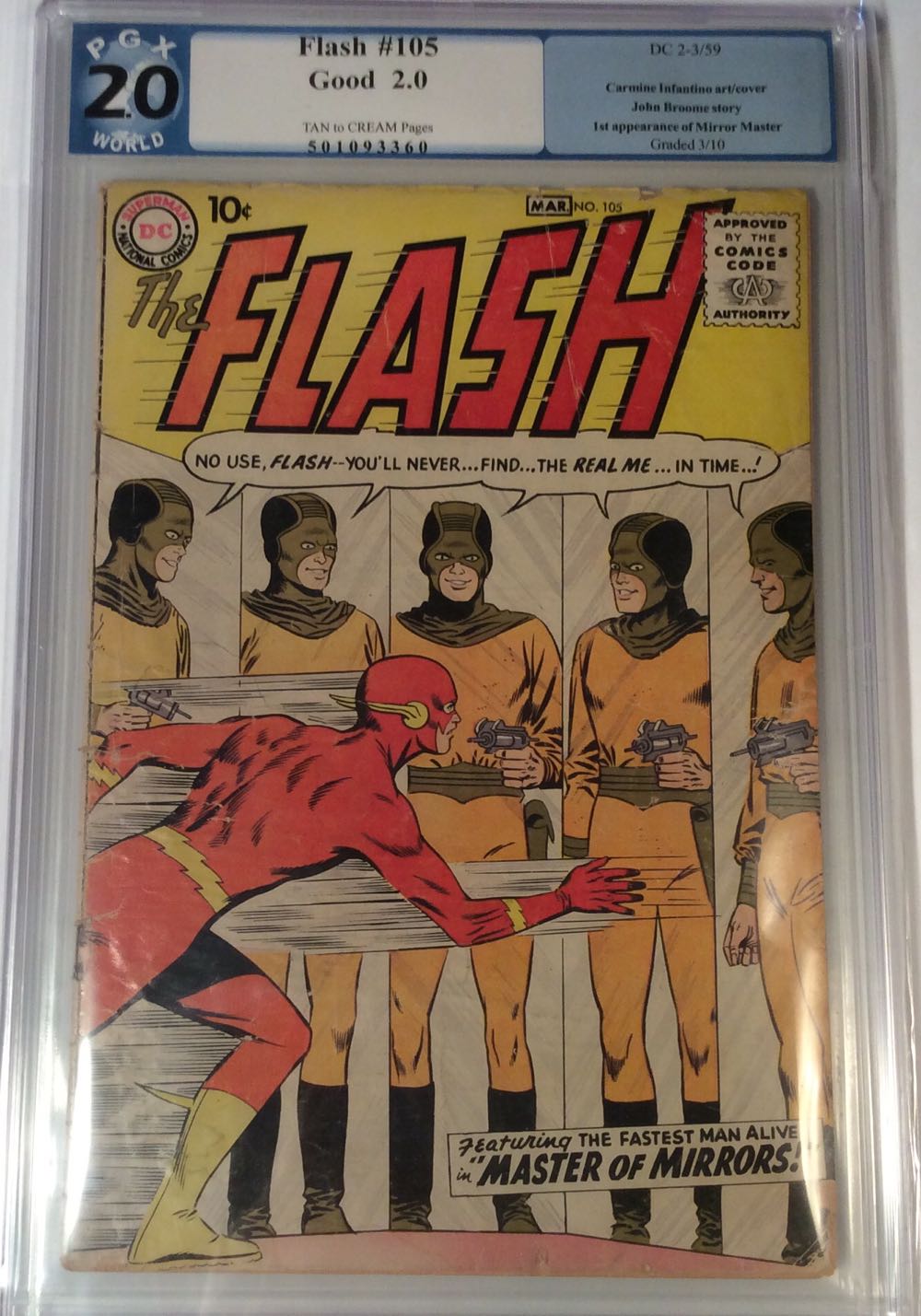 The Flash - DC Comics (105 - Mar 1959) comic book collectible - Main Image 2