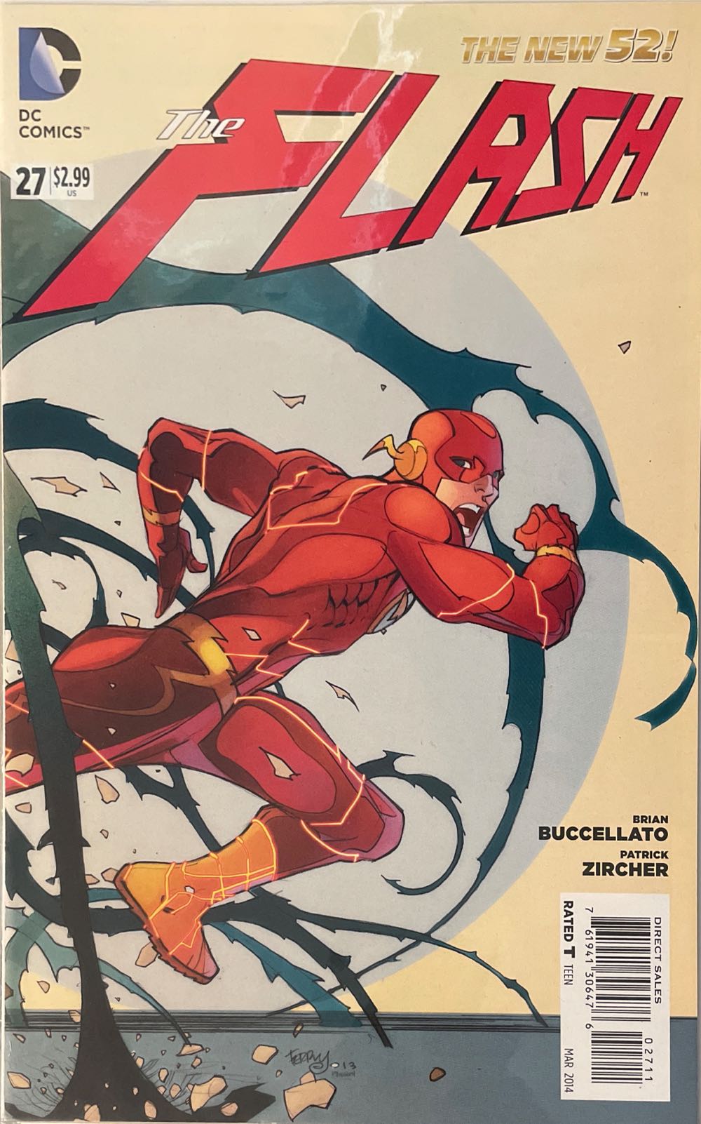 The Flash New 52 - DC Comics (27 - Mar 2014) comic book collectible [Barcode 76194130647602711] - Main Image 2