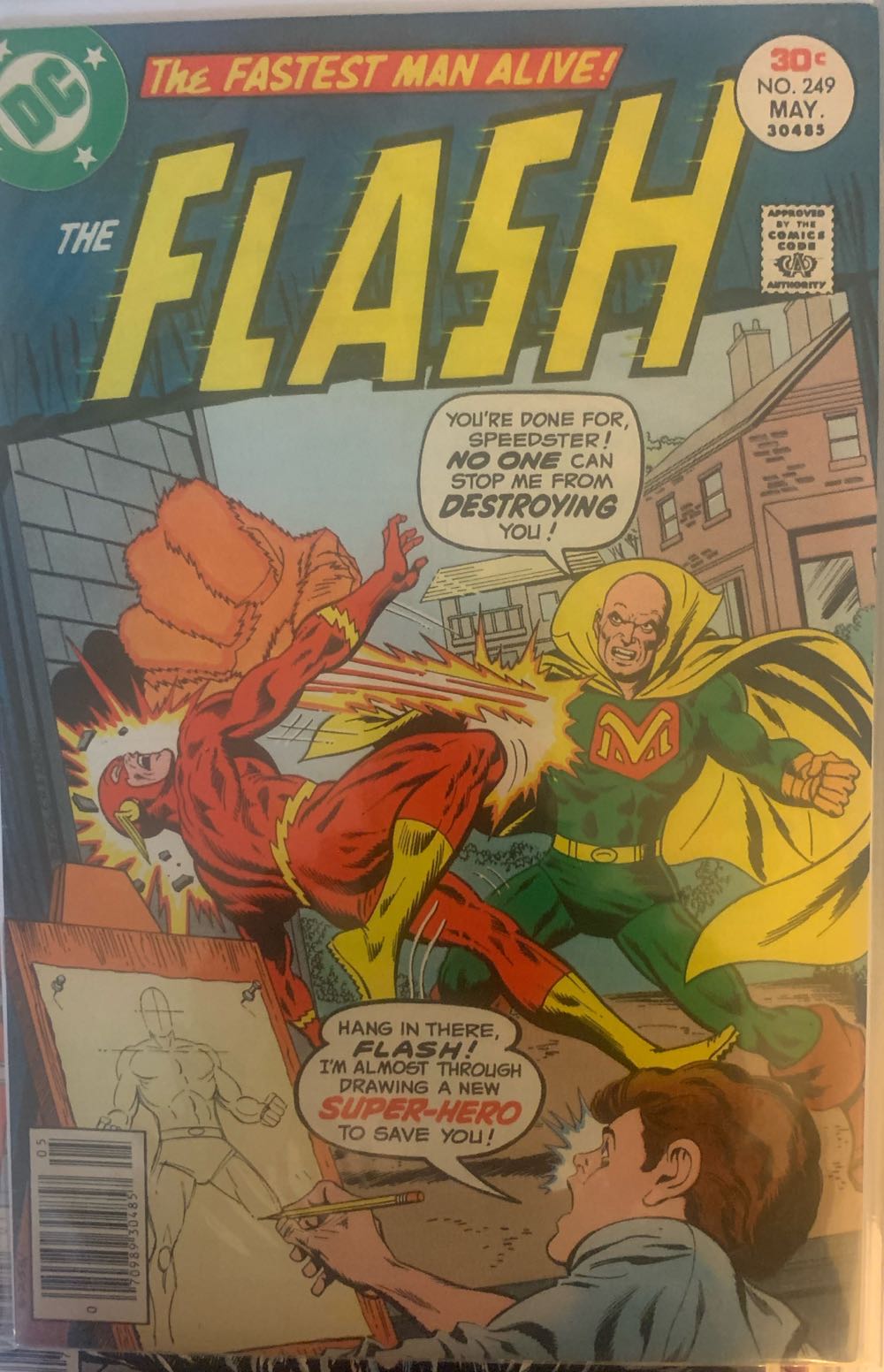 Flash - DC Comics (249 - May 1977) comic book collectible [Barcode 07098930485705] - Main Image 3