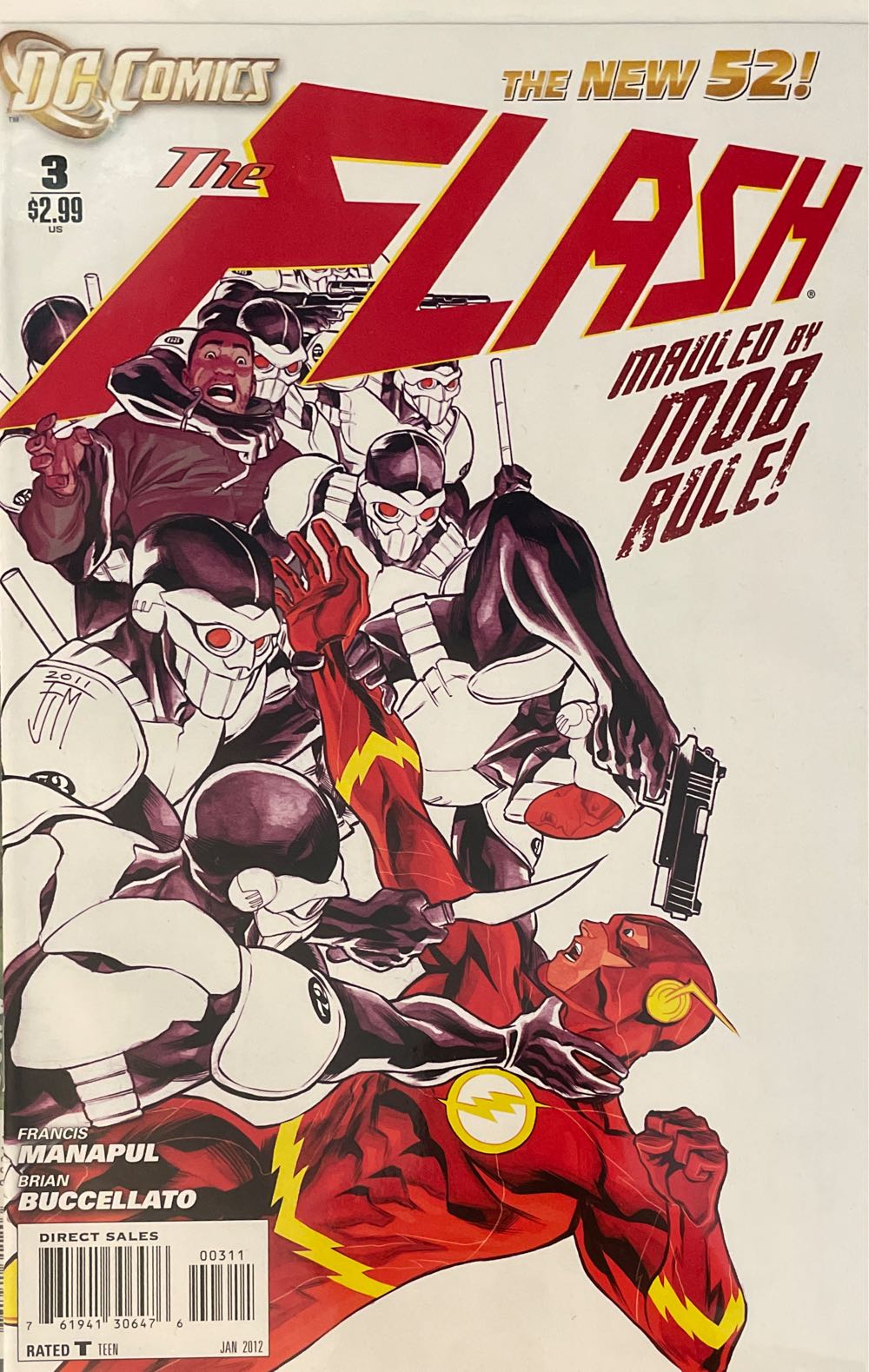Flash Vol. 4 - DC Comics (3 - Jan 2012) comic book collectible [Barcode 76194130647600311] - Main Image 2