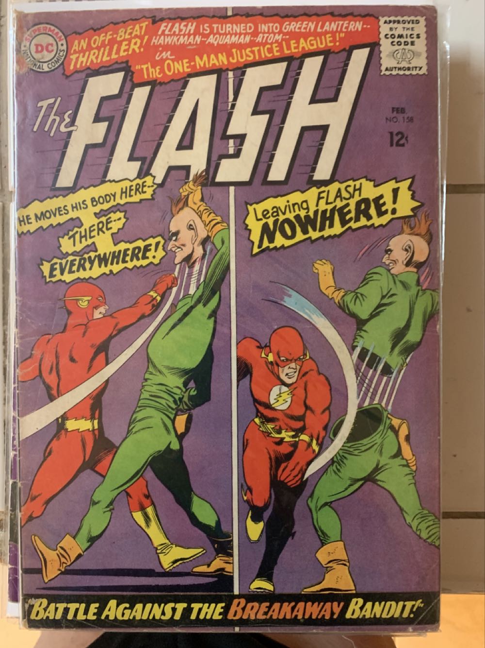 The Flash - DC (158 - Feb 1966) comic book collectible - Main Image 2