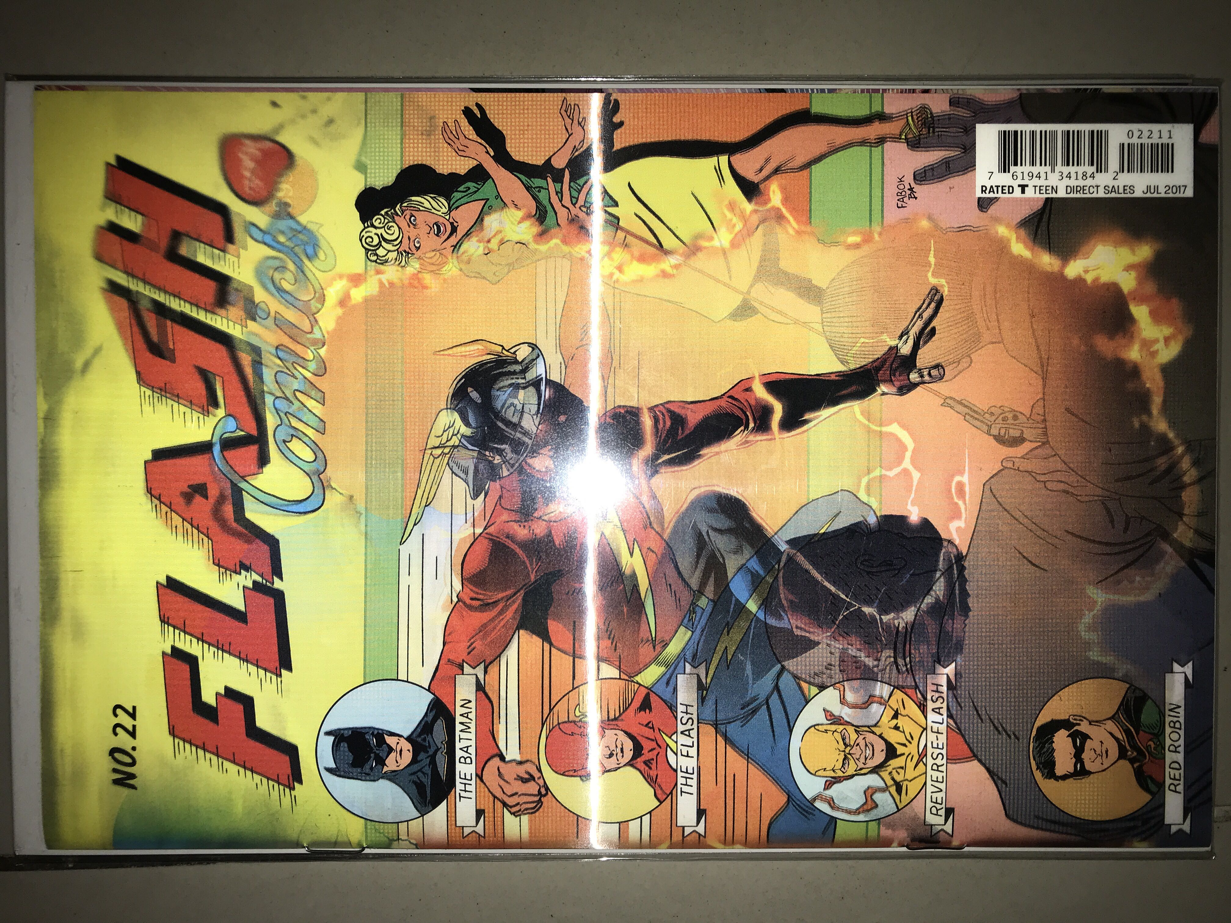 Flash, The - DC Comics (22 - Jul 2017) comic book collectible [Barcode 76194134184202221] - Main Image 2