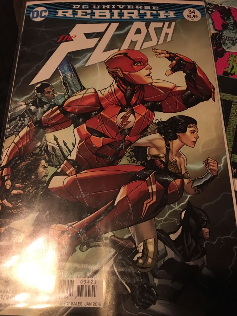 The Flash (2016) - DC Comics (34 - Jan 2018) comic book collectible [Barcode 76194134184203421] - Main Image 1