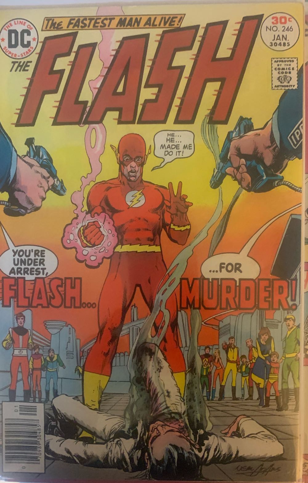 The Flash - DC Comics (246 - Jan 1977) comic book collectible [Barcode 07098930485701] - Main Image 2