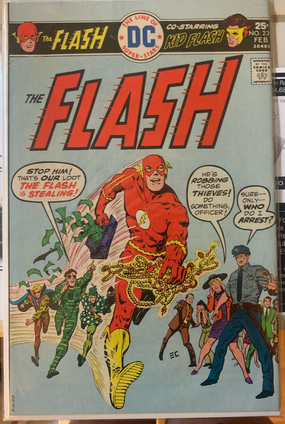 The Flash Vol 1 - DC Comics (239 - Feb 1976) comic book collectible [Barcode 761941279695] - Main Image 2