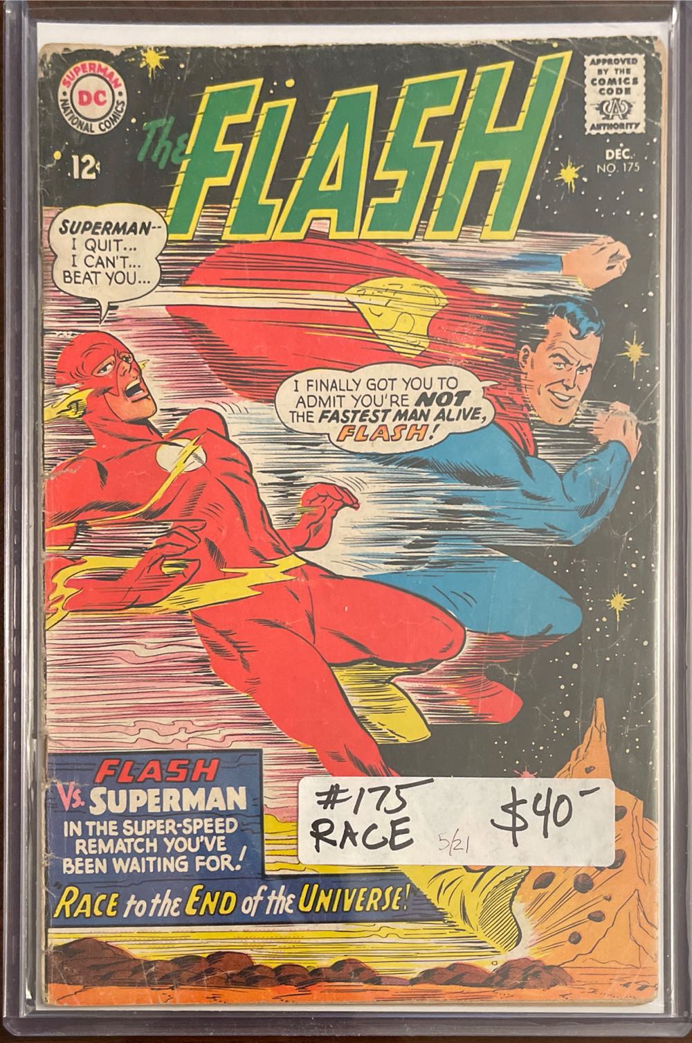 The Flash - DC - National Comics (175 - Dec 1967) comic book collectible [Barcode 761941279695] - Main Image 2