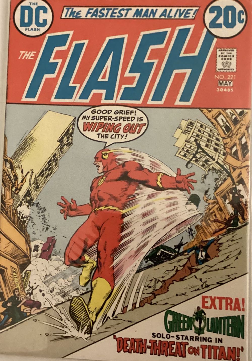 Flash, The - DC (Detective Comics) (221 - May 1973) comic book collectible [Barcode 07099232222011] - Main Image 2