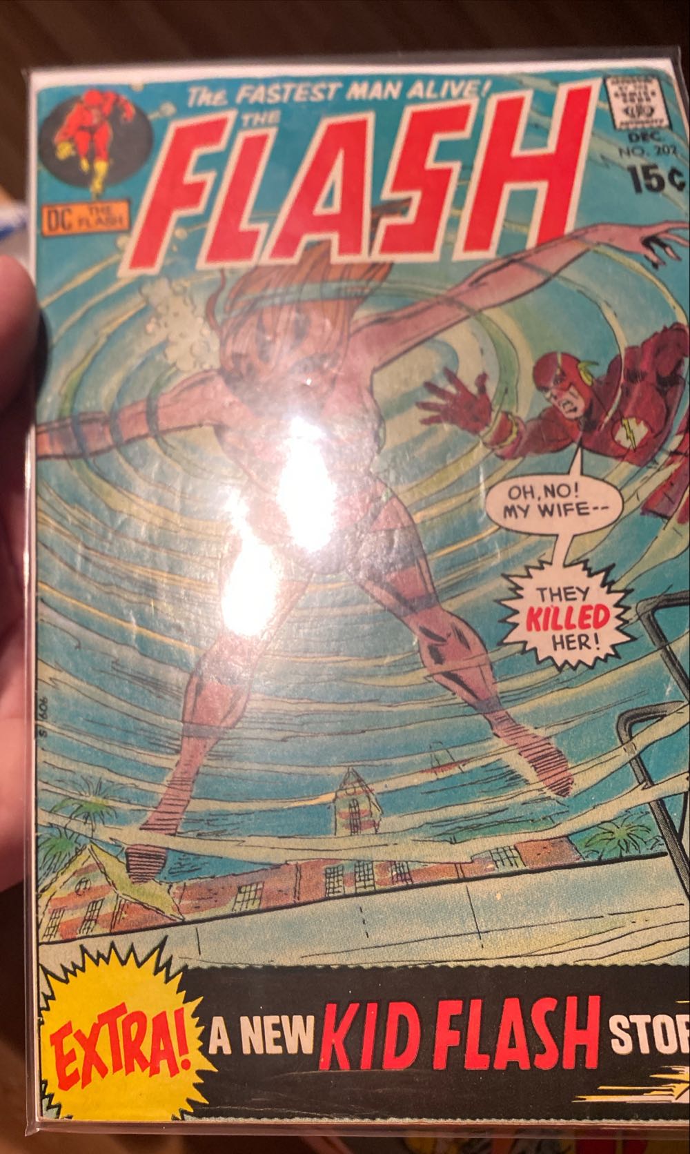 The Flash Vol 1 - DC (202 - Dec 1970) comic book collectible [Barcode 761941279695] - Main Image 3