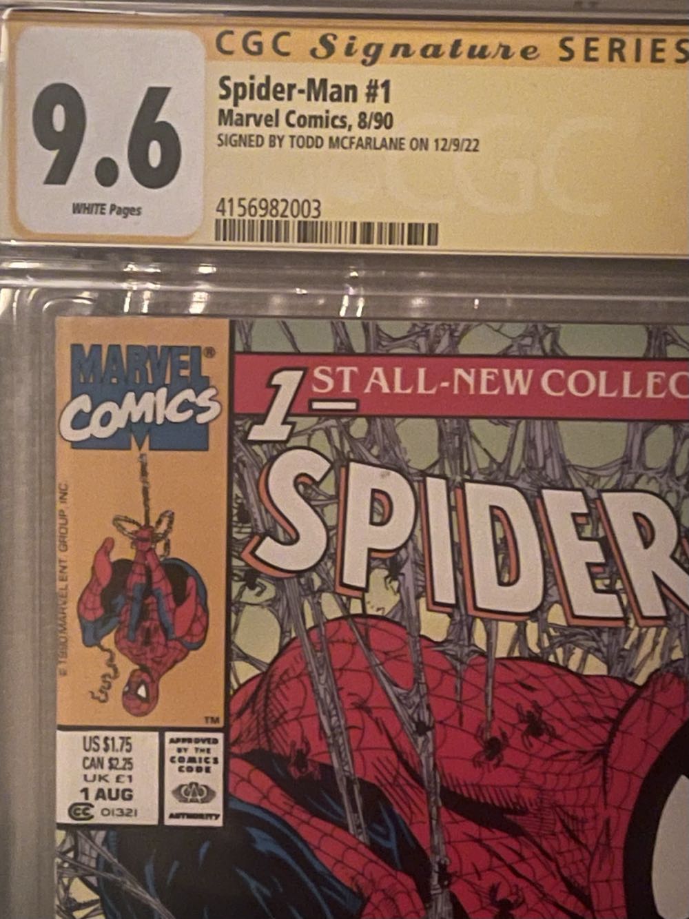 Spider-Man - Marvel (1 - Aug 1990) comic book collectible [Barcode 1001225] - Main Image 3