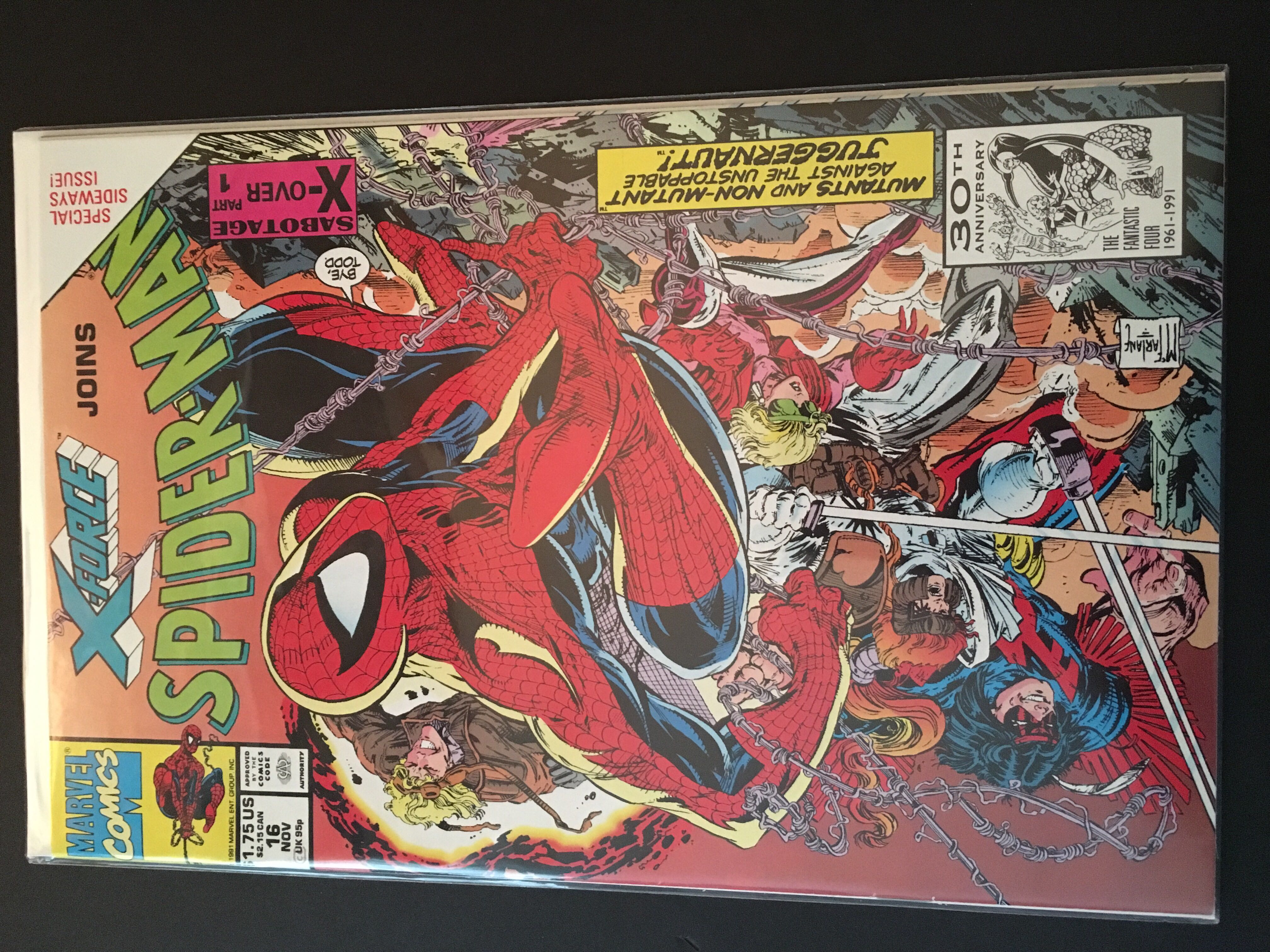 Spider-Man - Marvel (16 - Nov 1991) comic book collectible [Barcode 071486013211] - Main Image 2