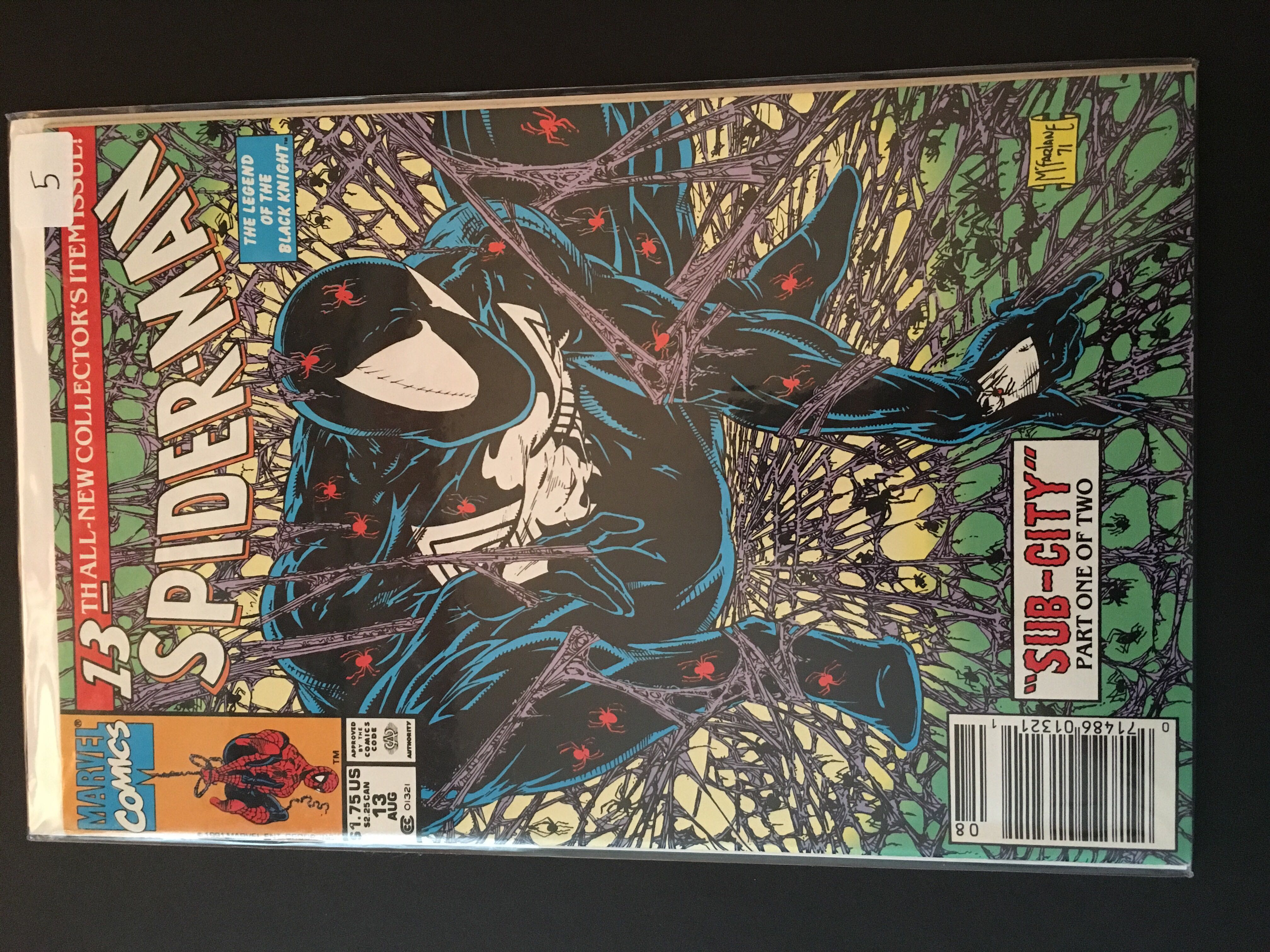 Spider-Man - Marvel Comics (13 - Aug 1991) comic book collectible [Barcode 071486013211] - Main Image 3