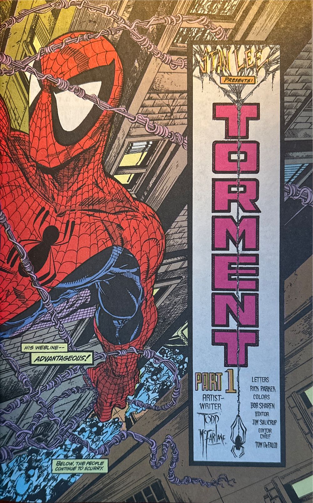 Spider-Man Vol. 1 - Marvel Comics (1 - Aug 1990) comic book collectible [Barcode 071486013211] - Main Image 3
