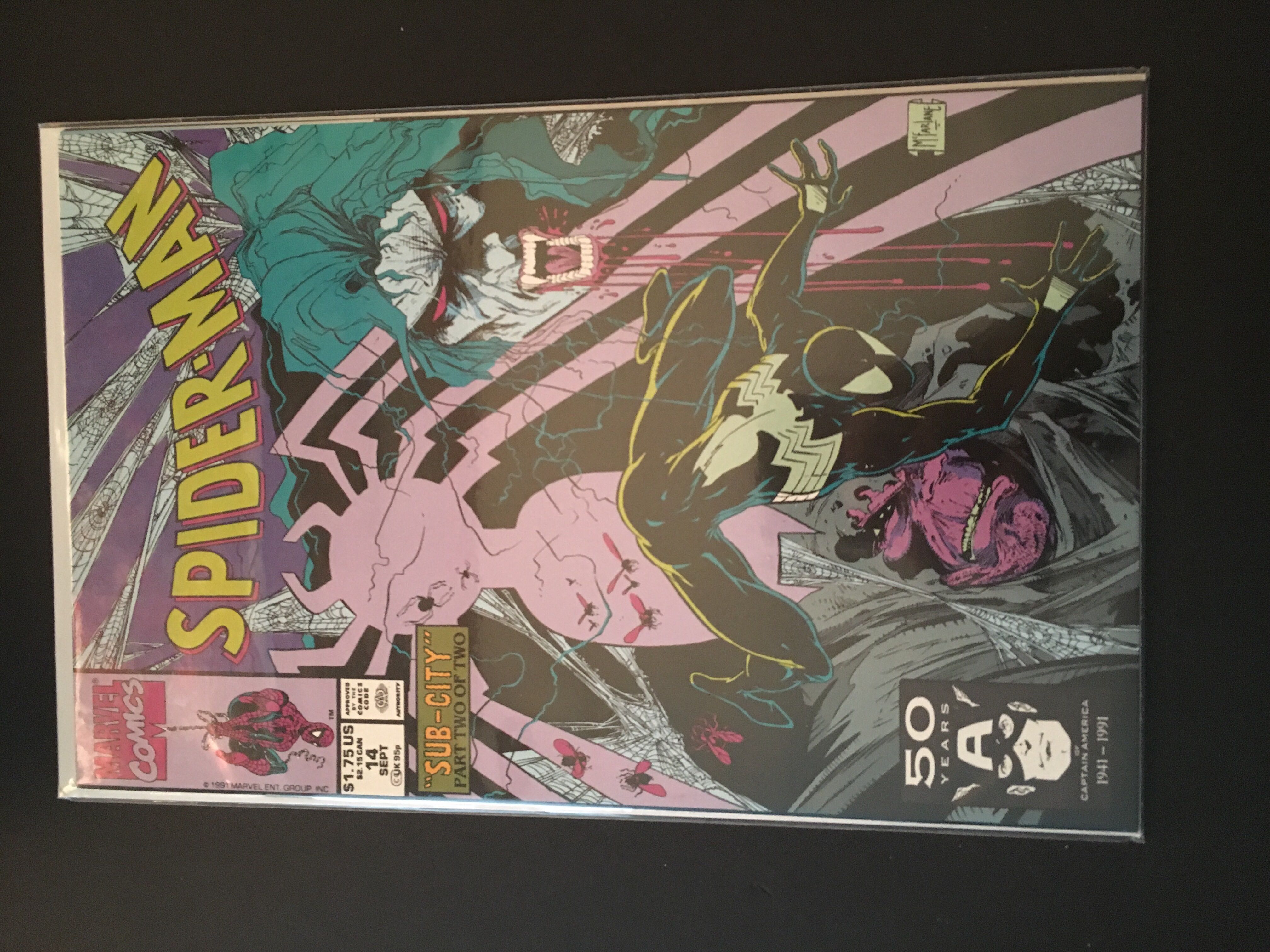 Spider-Man - Marvel Comics (14 - Sep 1991) comic book collectible [Barcode 071486013211] - Main Image 2