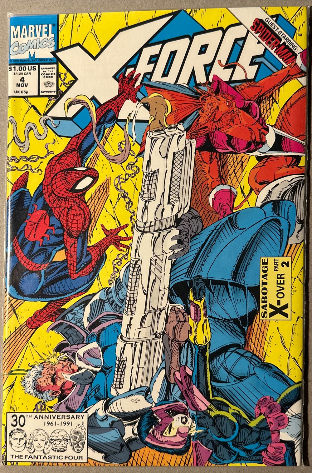 Spider-Man - Marvel Comics (16 - 11/1991) comic book collectible [Barcode 071486013211] - Main Image 2