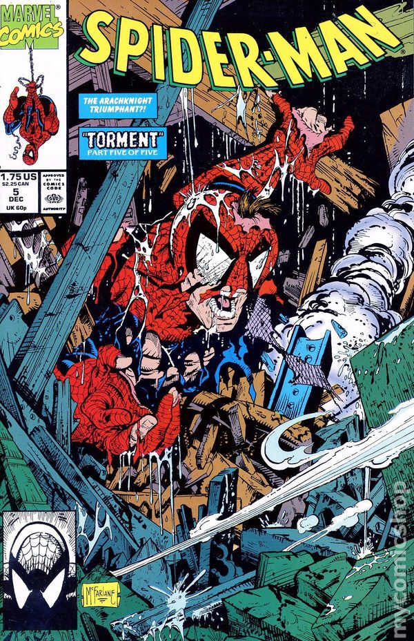 Spider-Man - Marvel (5 - 12/1990) comic book collectible [Barcode 75960605685904411] - Main Image 1