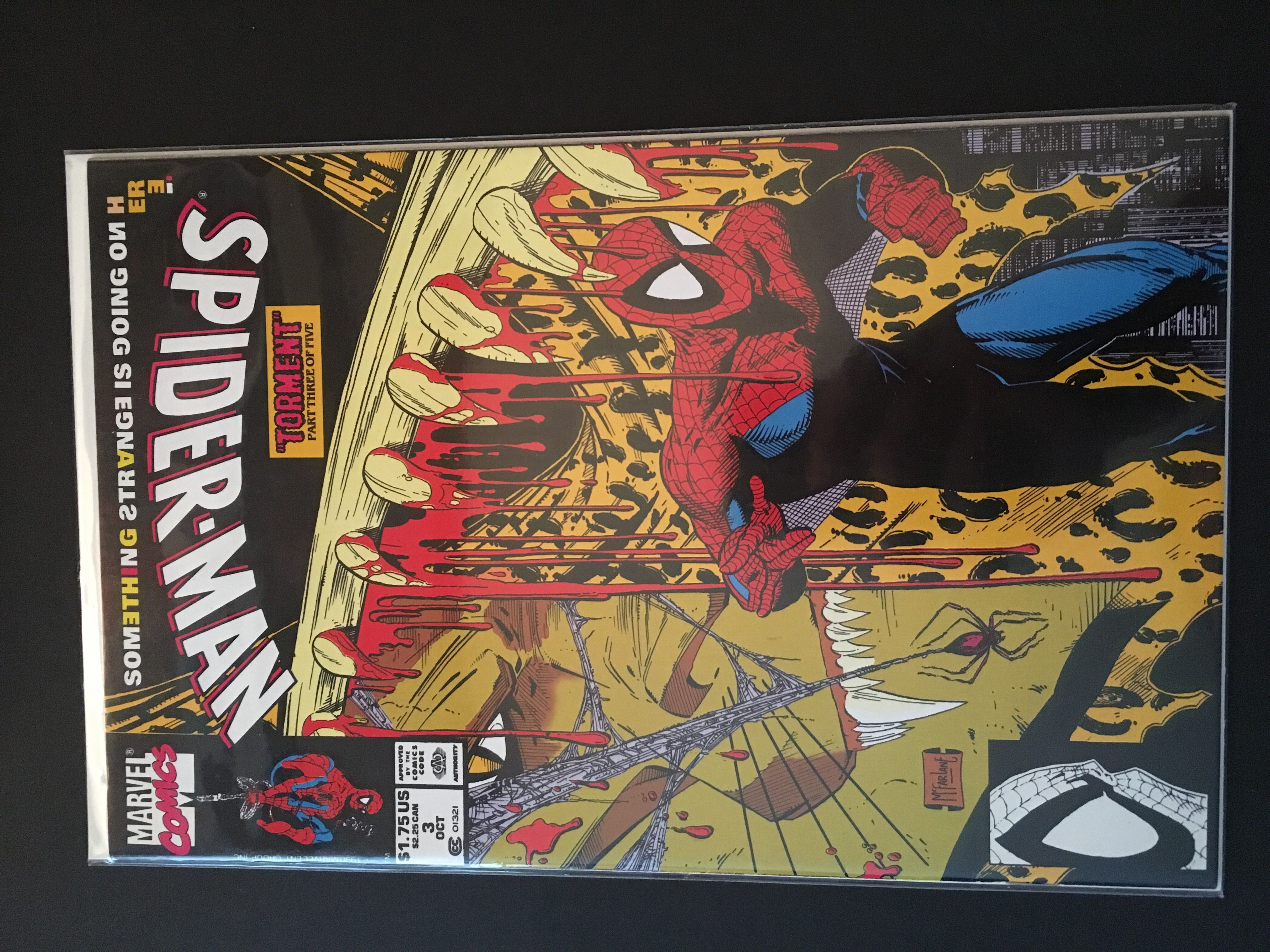 Spider-Man  #3 - Marvel (3 - Oct 1990) comic book collectible [Barcode 071486013273] - Main Image 2