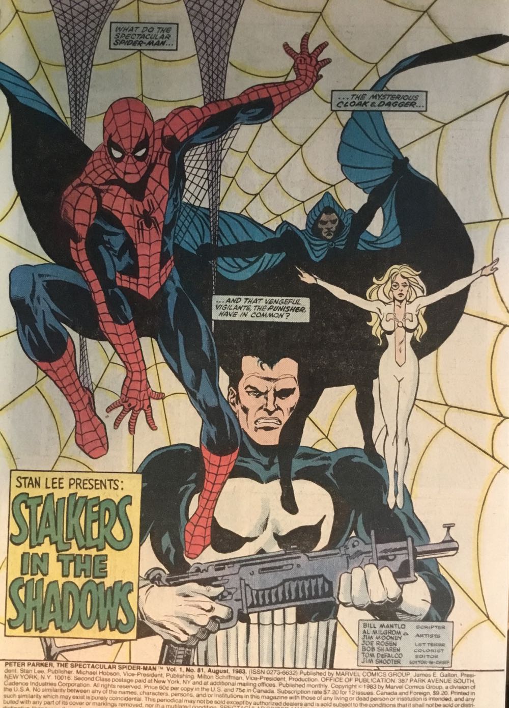 Peter Parker, The Spectacular Spider-Man - Marvel Comics (81 - Aug 1983) comic book collectible [Barcode 071486021995] - Main Image 3