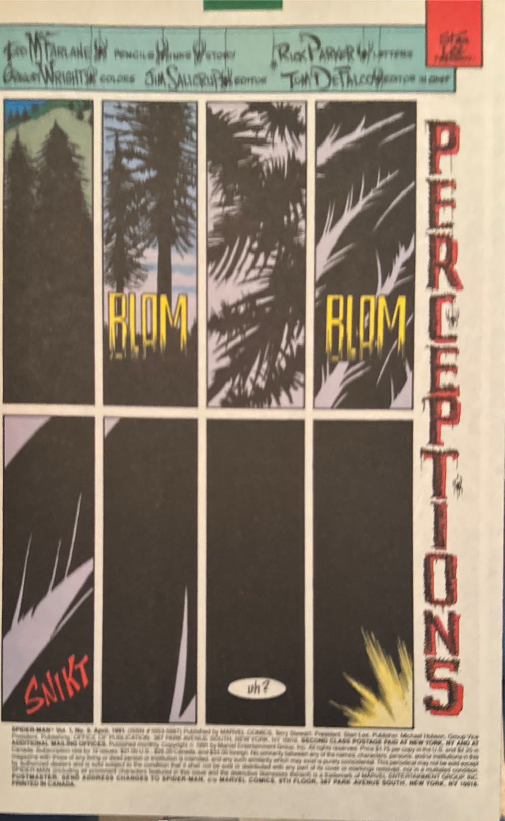 Spider-Man - Marvel (9 - Apr 1991) comic book collectible - Main Image 2