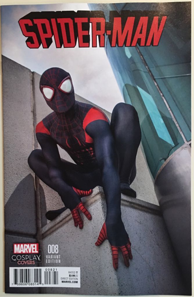 Spider-Man - Marvel (8 - Nov 2016) comic book collectible [Barcode 75960608314500821] - Main Image 1