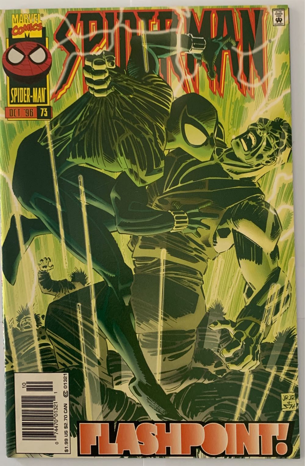 Spider-Man - Marvel Comics (73 - Oct 1996) comic book collectible [Barcode 07447001321110] - Main Image 2