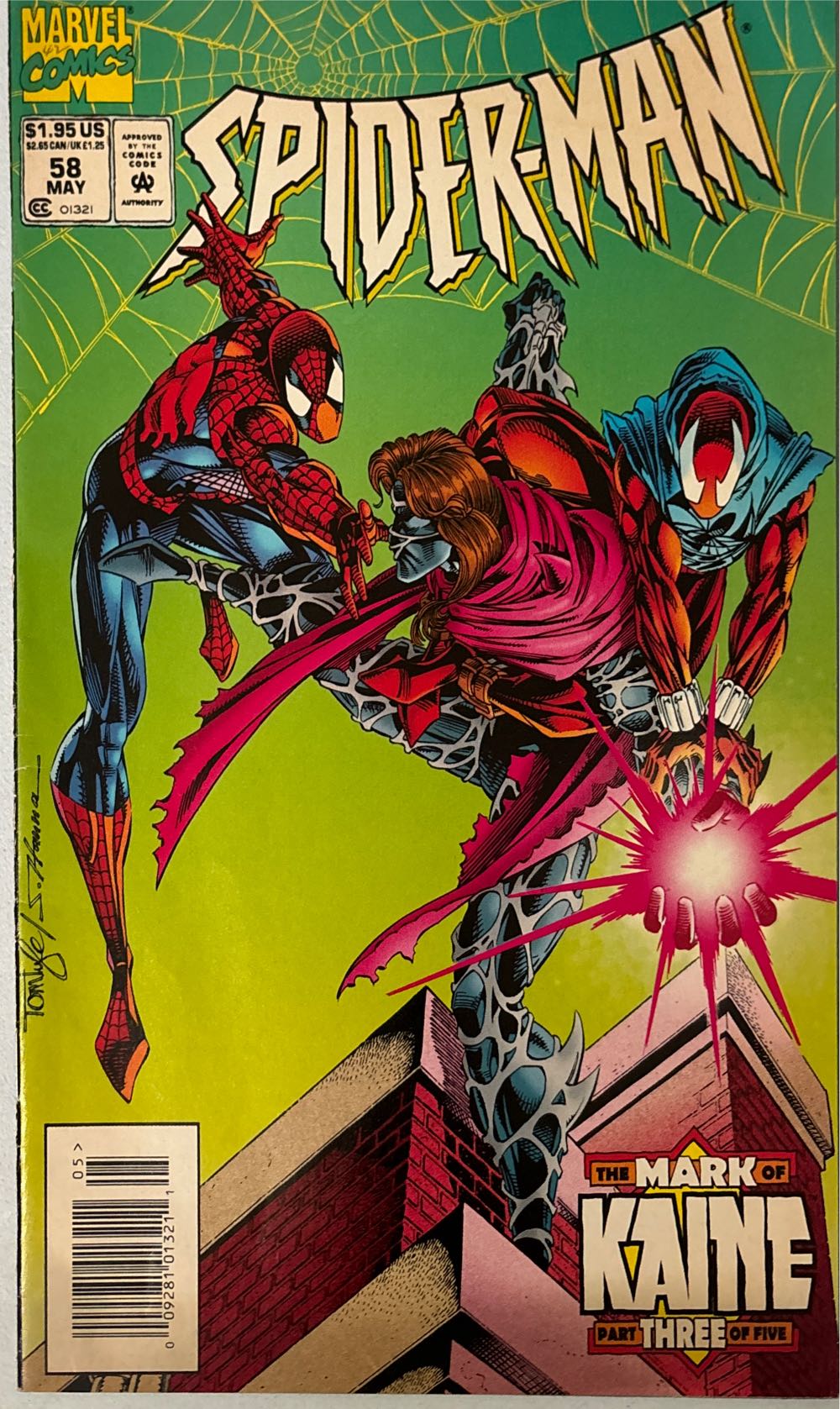 Spider-Man - Marvel Comics (58 - May 1995) comic book collectible [Barcode 00928101321105] - Main Image 2