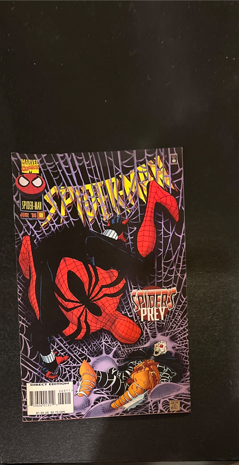 Spider-Man - Marvel (69 - Jun 1996) comic book collectible [Barcode 75960601321006911] - Main Image 2