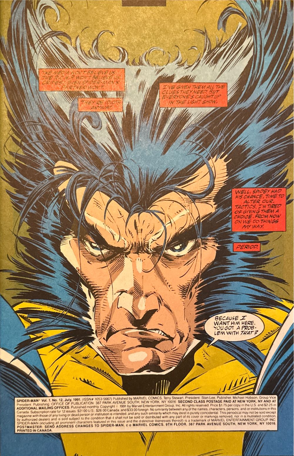 Spider-Man  #12 - Marvel (12 - 07/1991) comic book collectible - Main Image 2