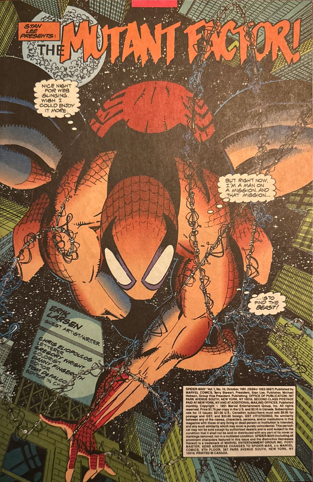 Spider-Man  #15 - Marvel (15 - 10/1991) comic book collectible - Main Image 2