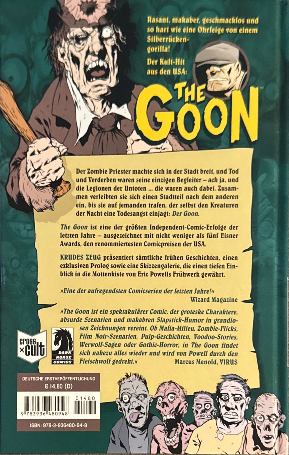 The Goon - Cross Cult (2 - Jan. 2017) comic book collectible [Barcode 9783936480948] - Main Image 2