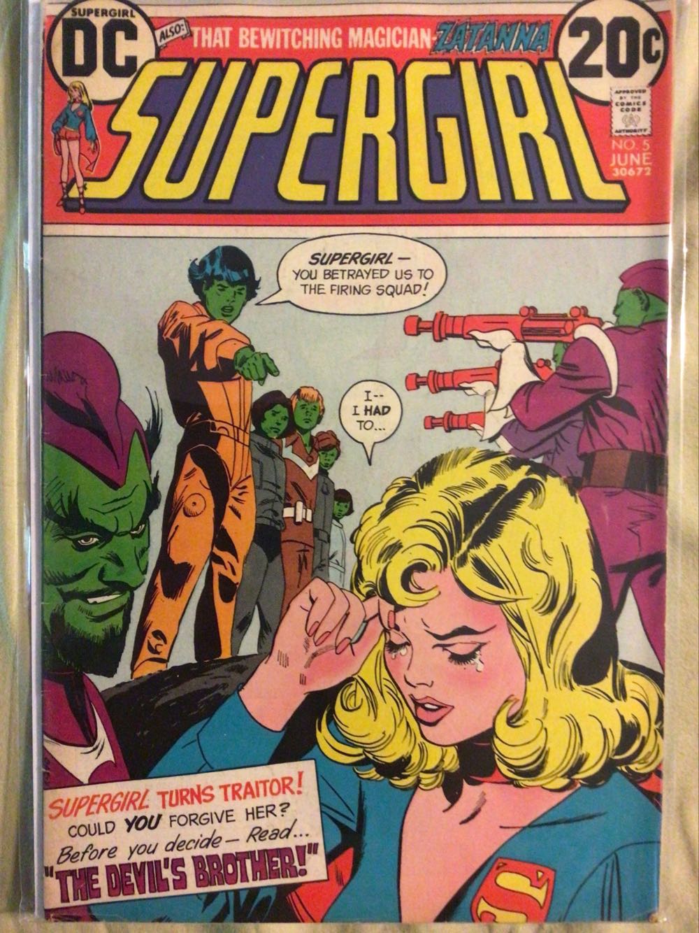 Supergirl The Devil’s Brother! - DC Comics (5 - Jun 1973) comic book collectible - Main Image 2