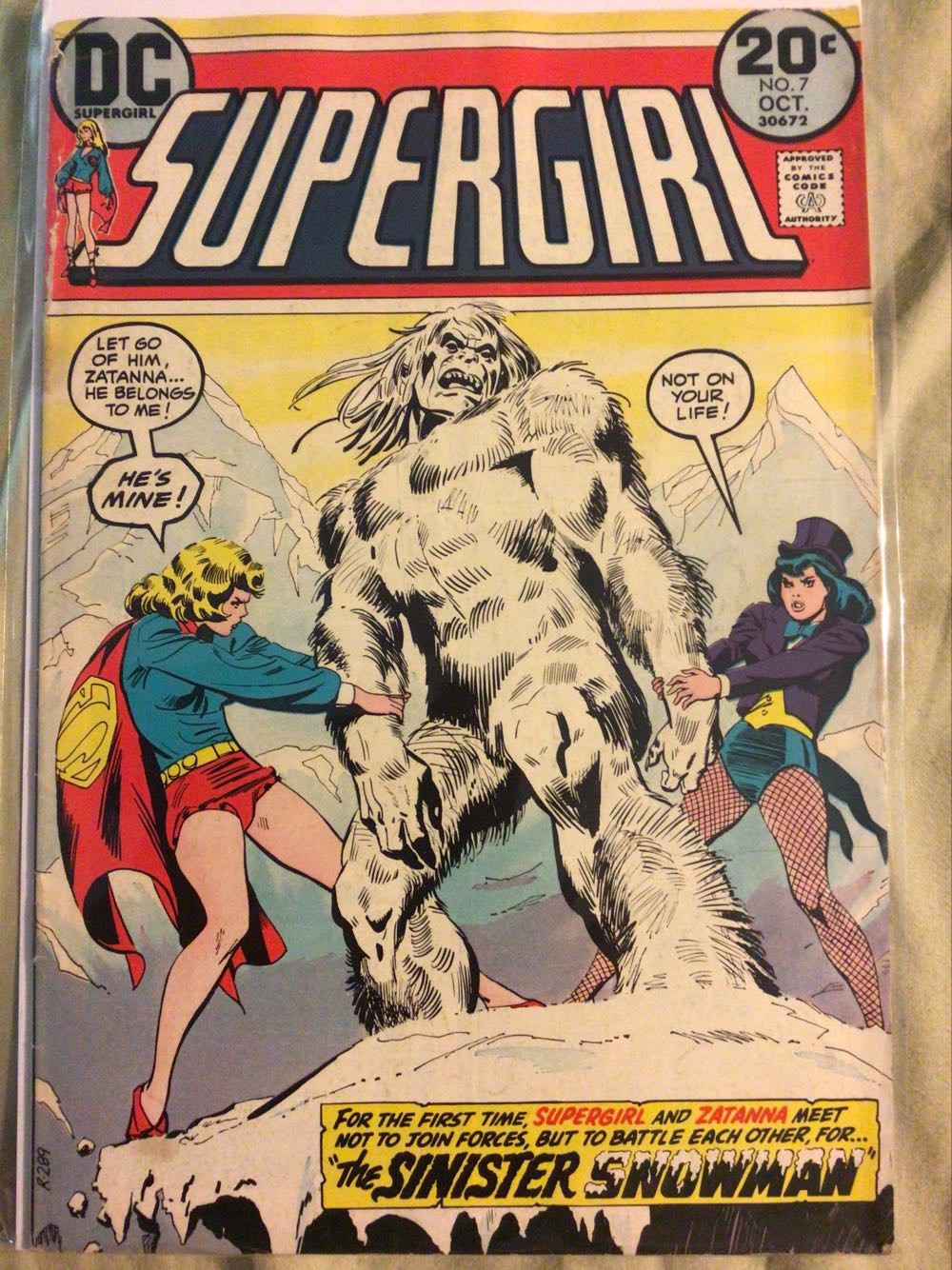 Supergirl - DC (7 - Oct 1973) comic book collectible - Main Image 2