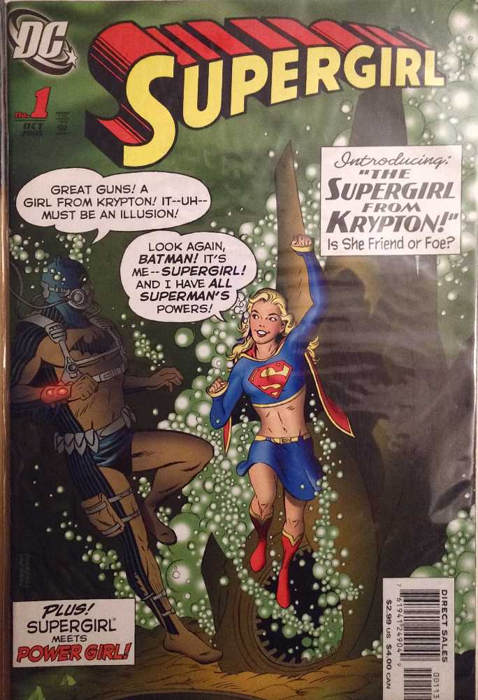 Supergirl #1 - DC (1 - 10/2005) comic book collectible [Barcode 76194124904900113] - Main Image 2