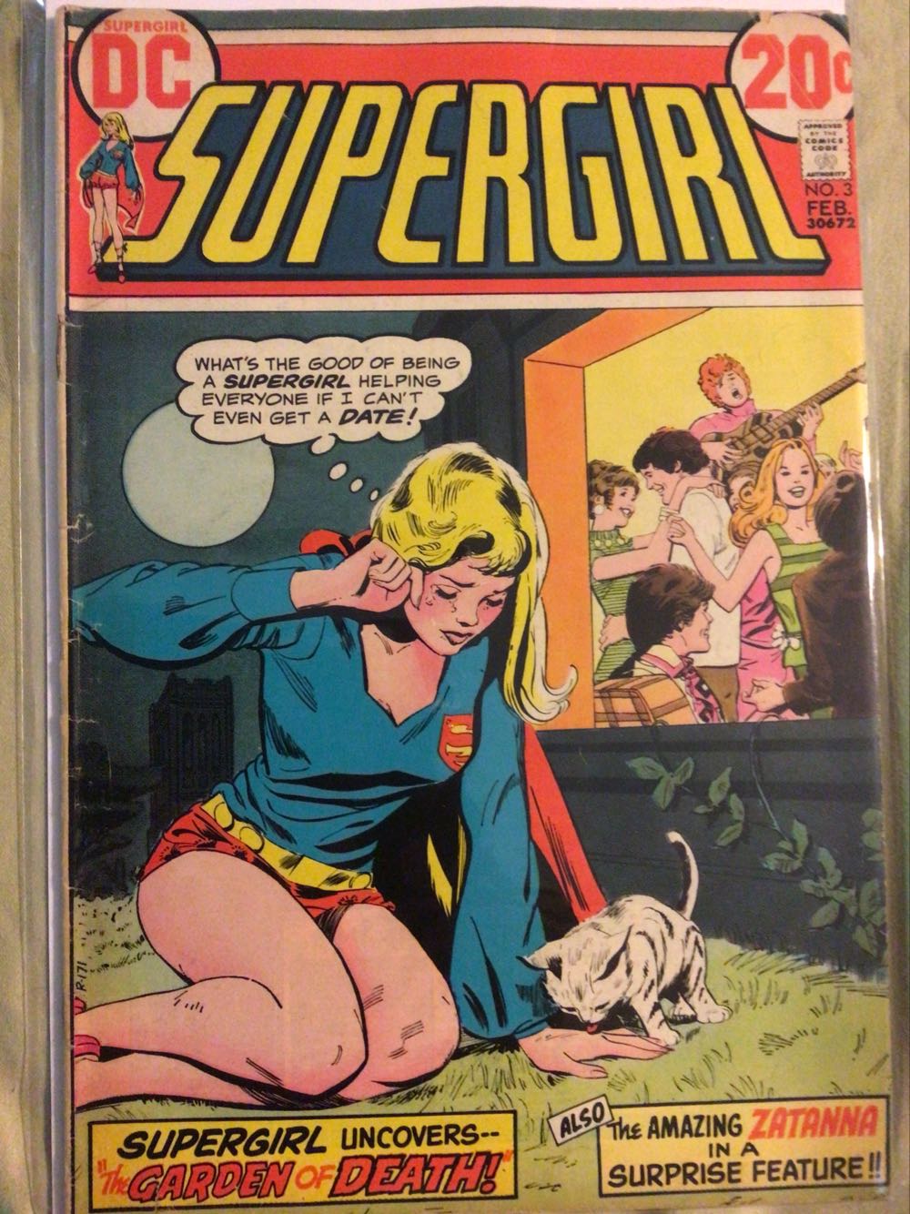 Supergirl - DC Comics (3 - Feb 1973) comic book collectible - Main Image 3