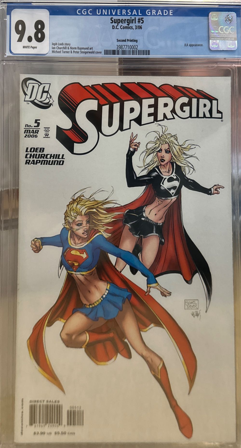 Supergirl - DC Comics - 9.8 (5 - Mar 2006) comic book collectible [Barcode 76194124904900512] - Main Image 2